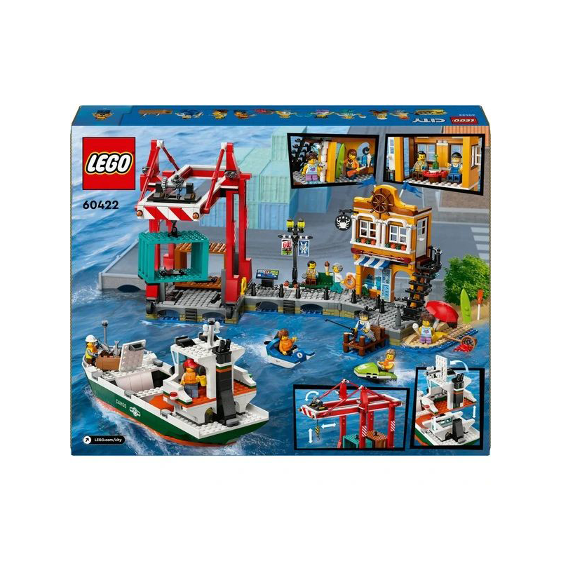 Конструктор LEGO "Гавань и Грузовой Корабль" (60422) - Boxette Shop
